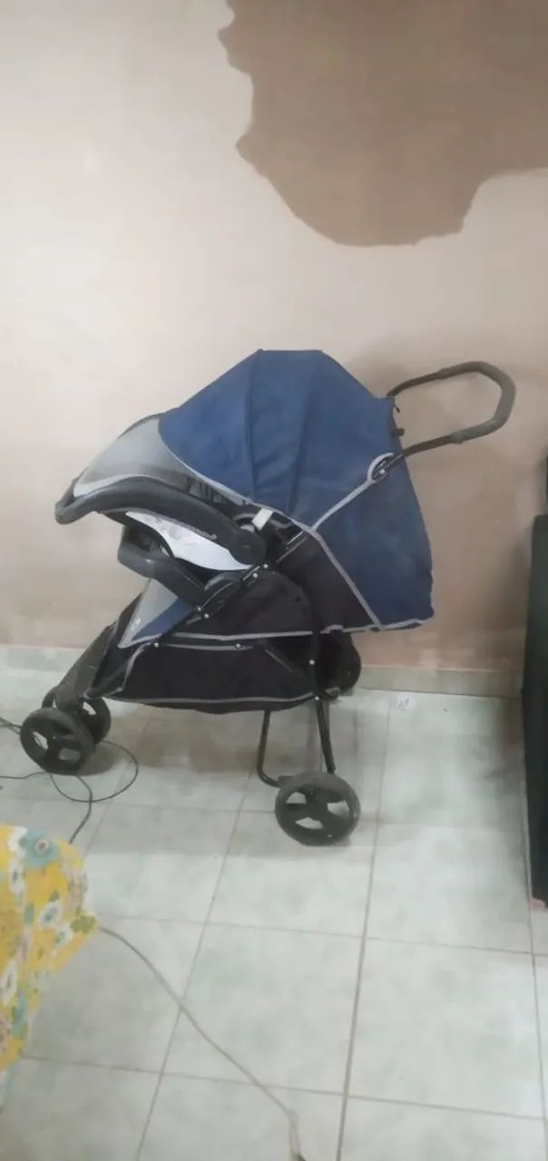 Carinho, bebê conforto, canguru e ninho Safari - Foto 2