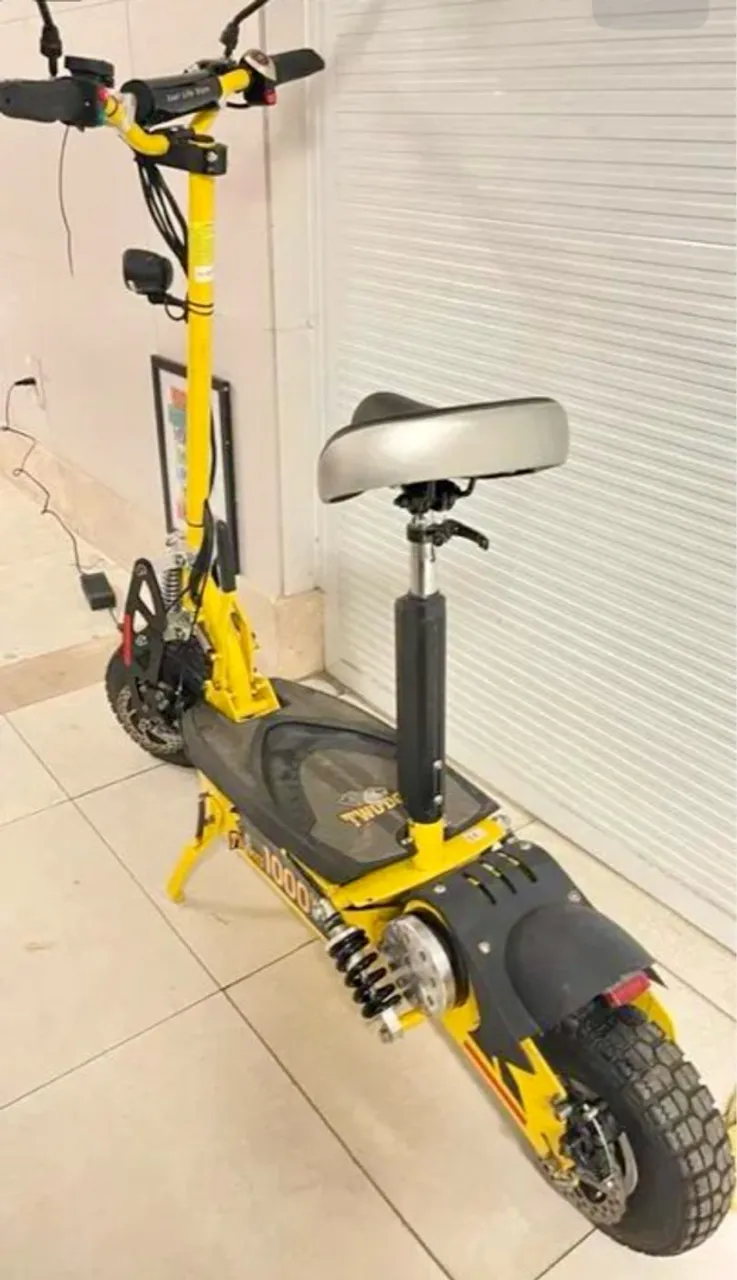 Patinete Elétrico 1000W - Amarelo