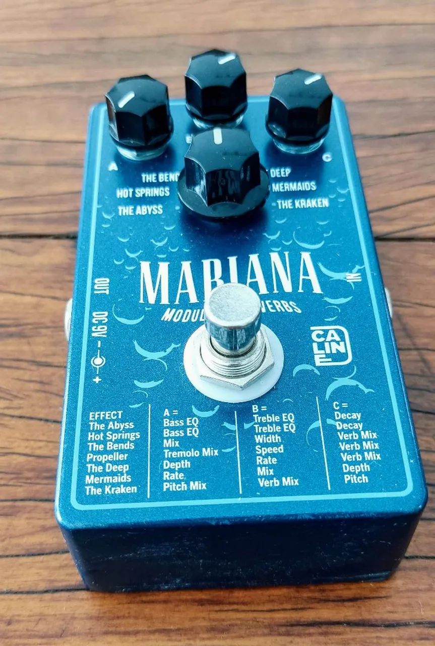 Pedal de Reverb Caline Mariana CP-507 - Foto 4