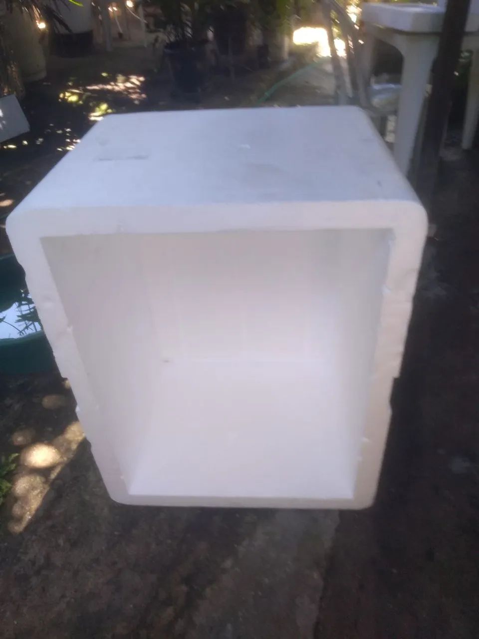 Caixa térmica de isopor 
