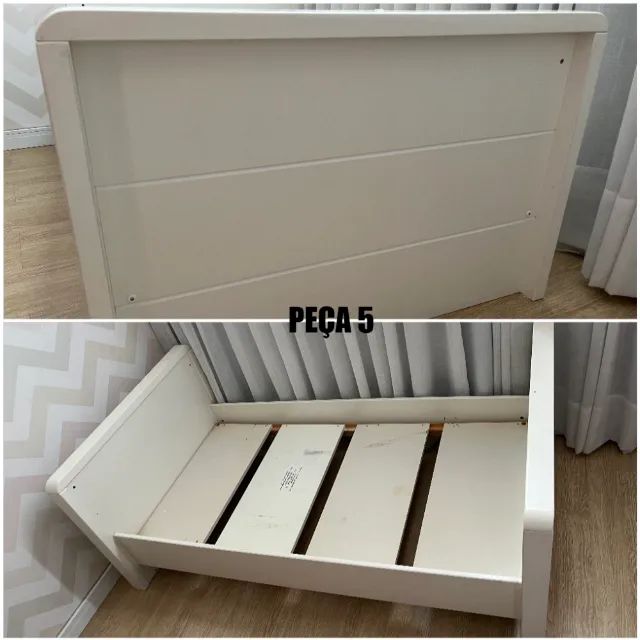Berço Evolutivo Quater Beaba Branco - Foto 5