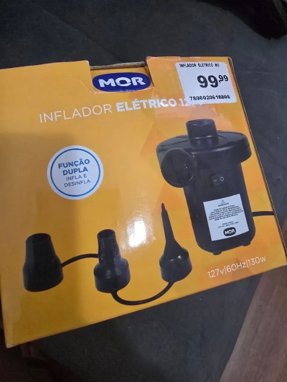 Inflador elétrico 127 v - Foto 2