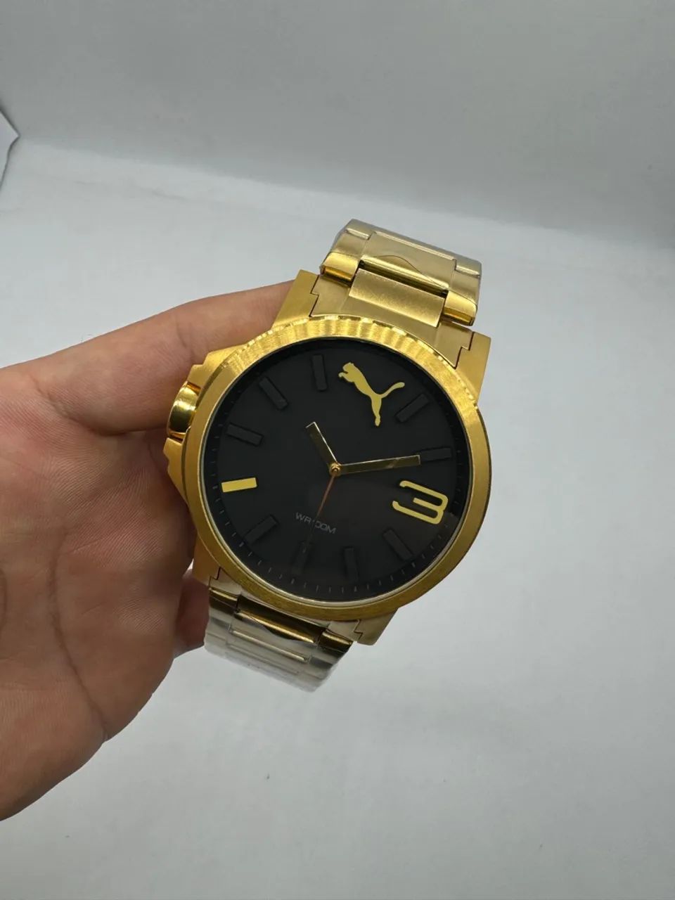 Relogio Masculino Puma Dourado Relógio Puma Stainless Steel 805