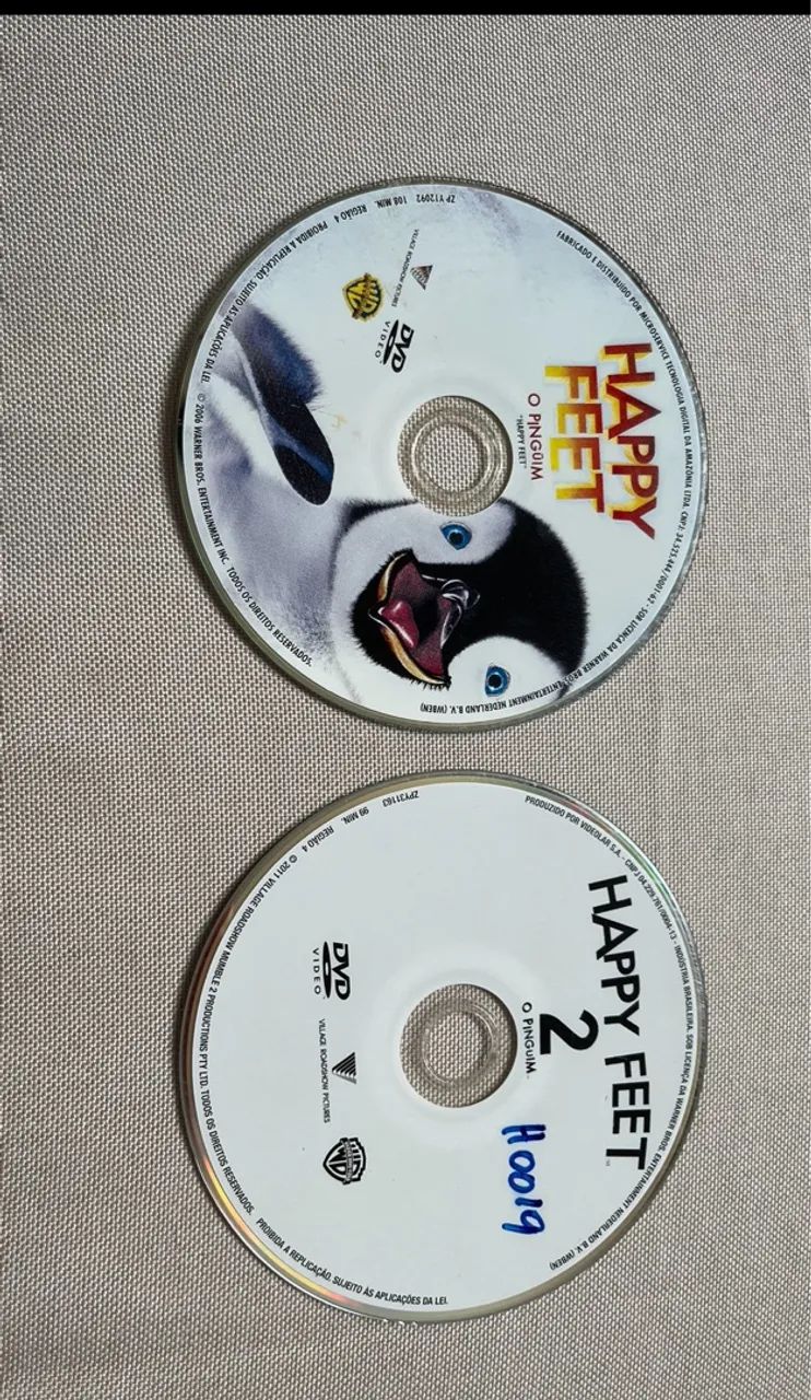 Happy Feet 1 e 2 - DVD 
