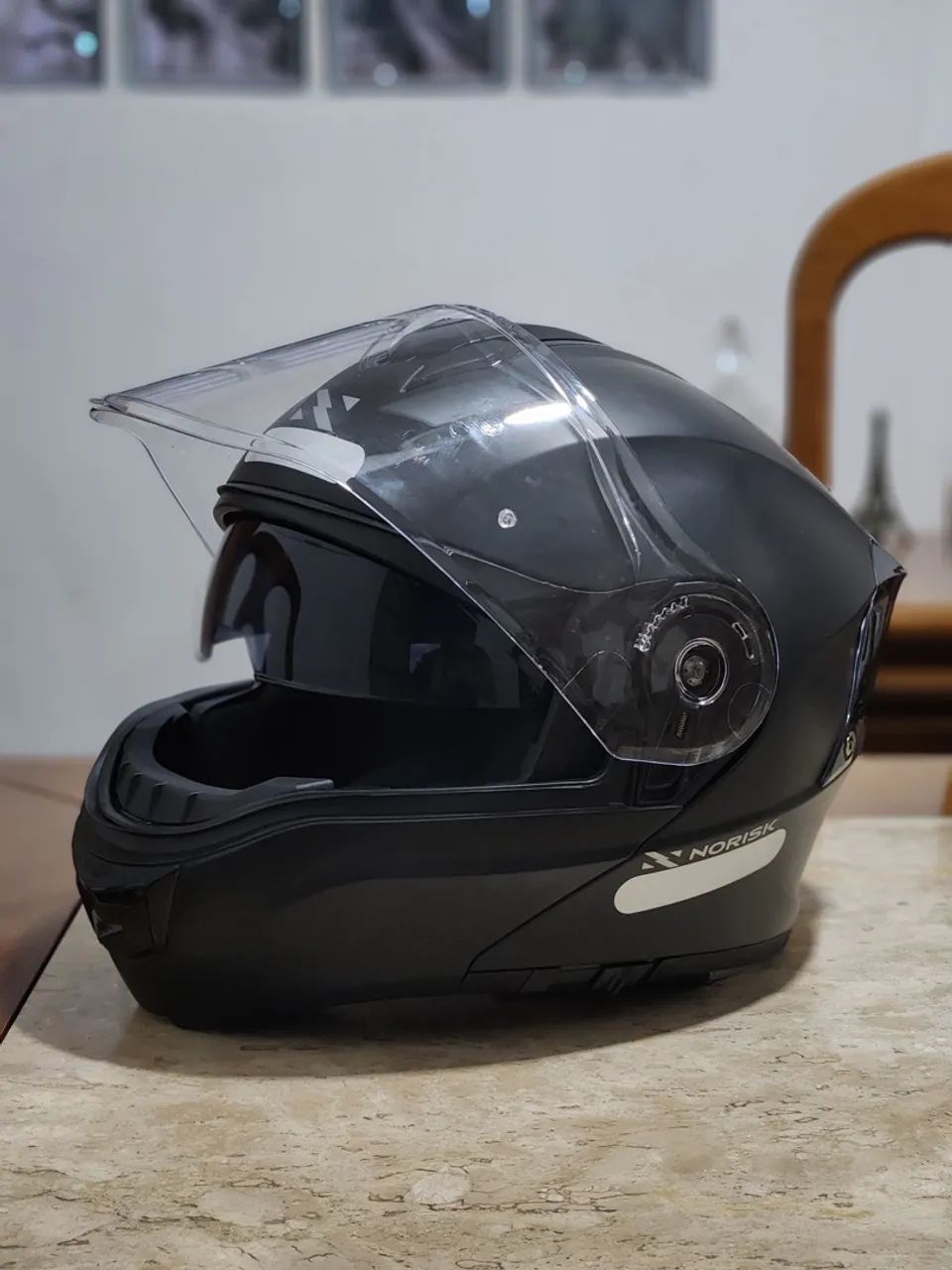 Capacete Norisk force 2 robocop c/ óculos - Foto 2