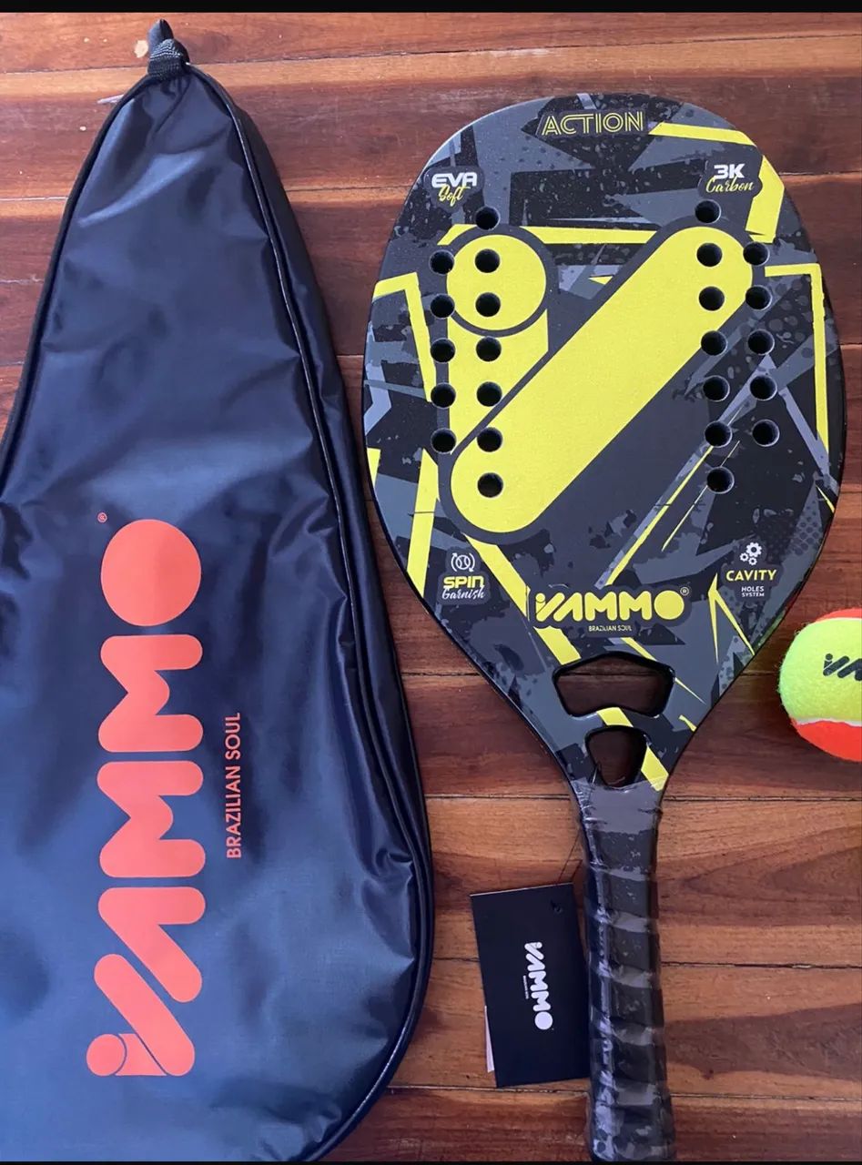 Raquete de beach tennis Vammo Action 3K - Foto 4