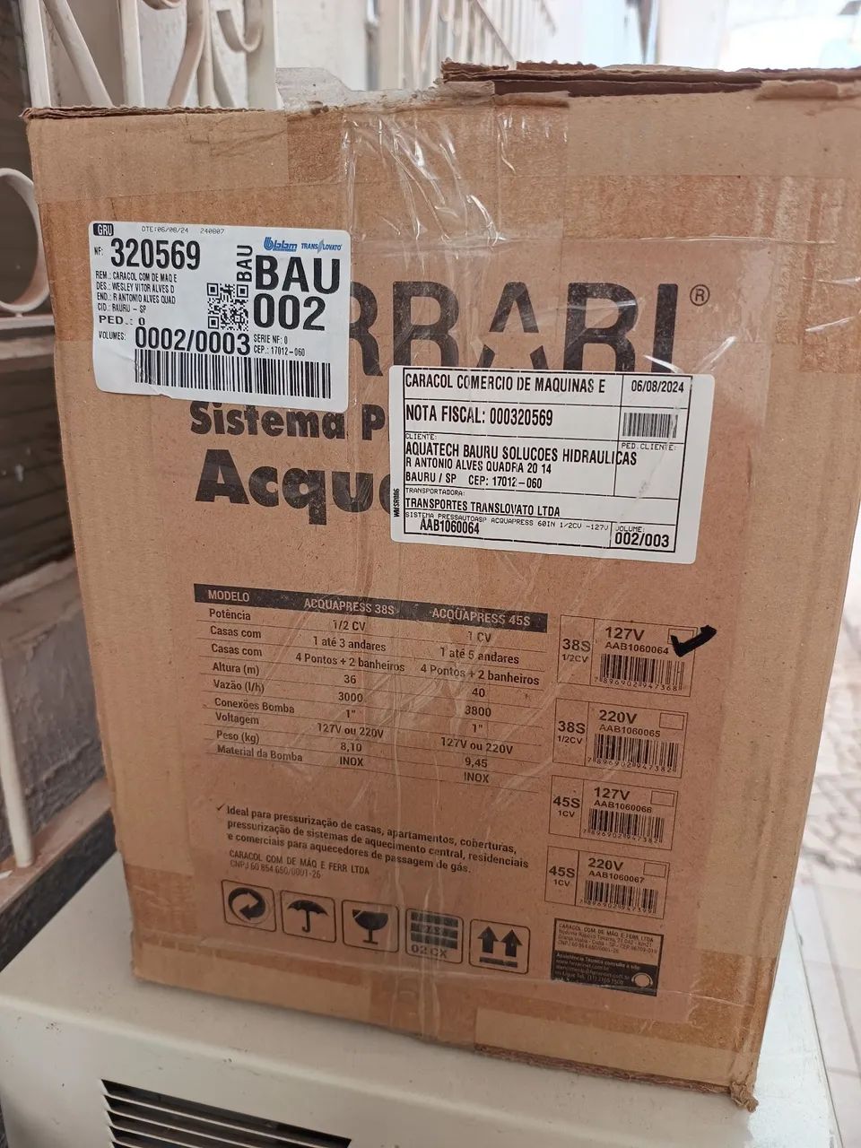 Pressurizador Acquapress 38S - Foto 2