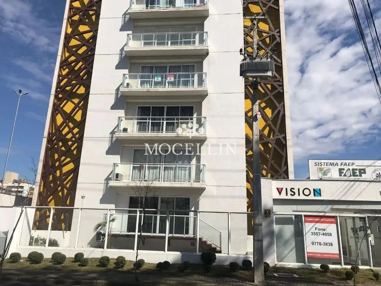 Studios mobiliados para locação no Edifício Vision - Rebouças - Curitiba/PR | Mocellin Imó - Foto 2