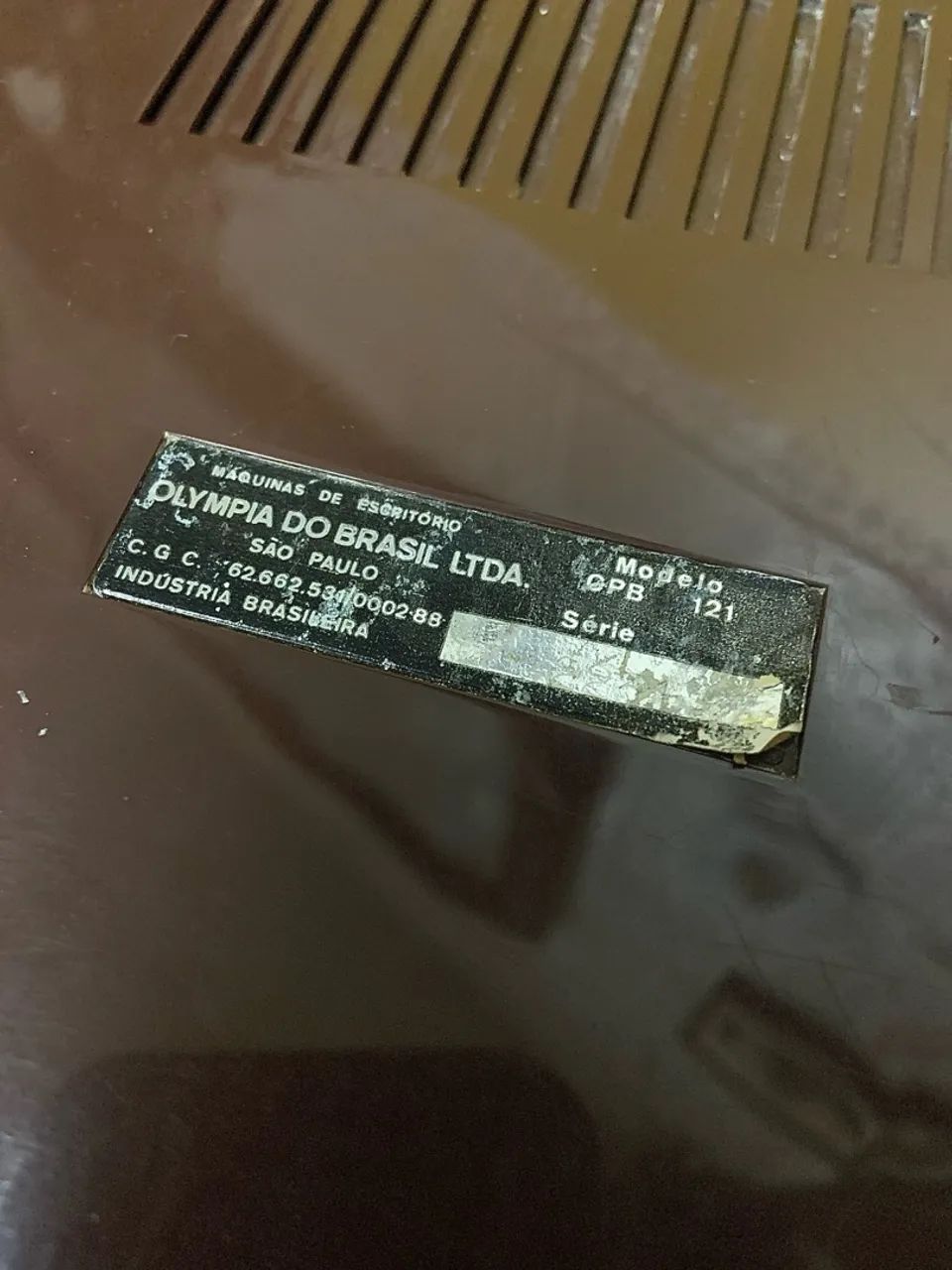 Calculadora Olympia Antiga com Impressora - Foto 3