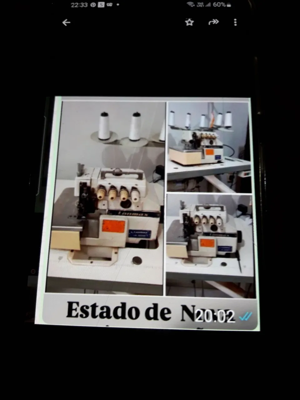 Máquina interlook lamark