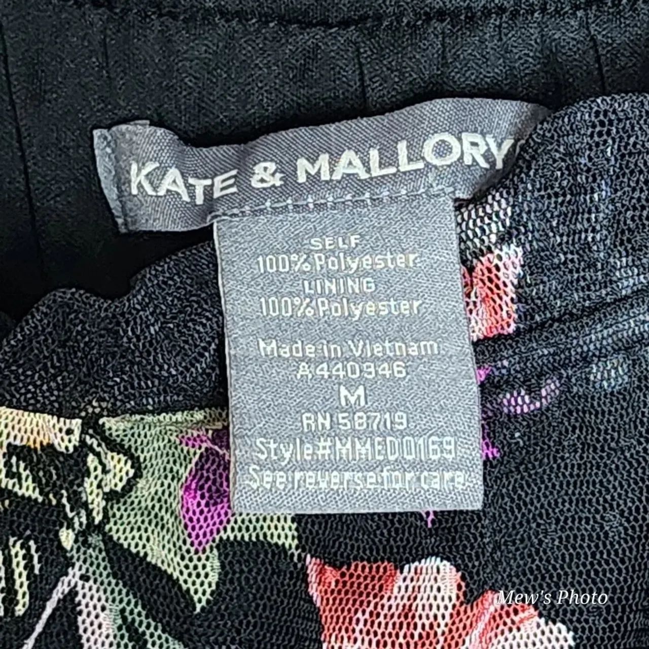 Vestido Kate & Mallory® Mesh Off-the-Shoulder Floral 1X - Foto 4