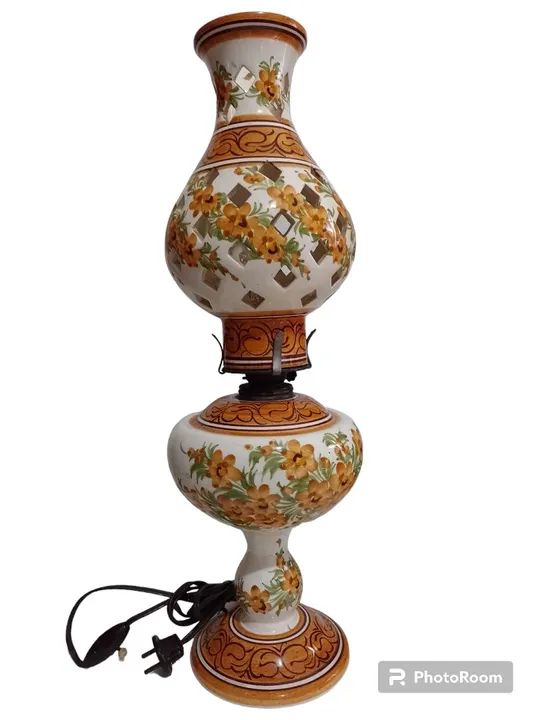 Abajur de cerâmica lampião  - Foto 3