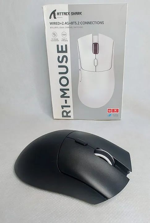 Mouse Attack Shark R1 Tri-Mode - NOVO - Foto 4