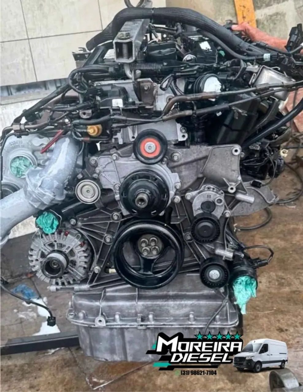 MOTOR 90 MIL KM SPRINTER 415 515 311 COMPLETO - Foto 2