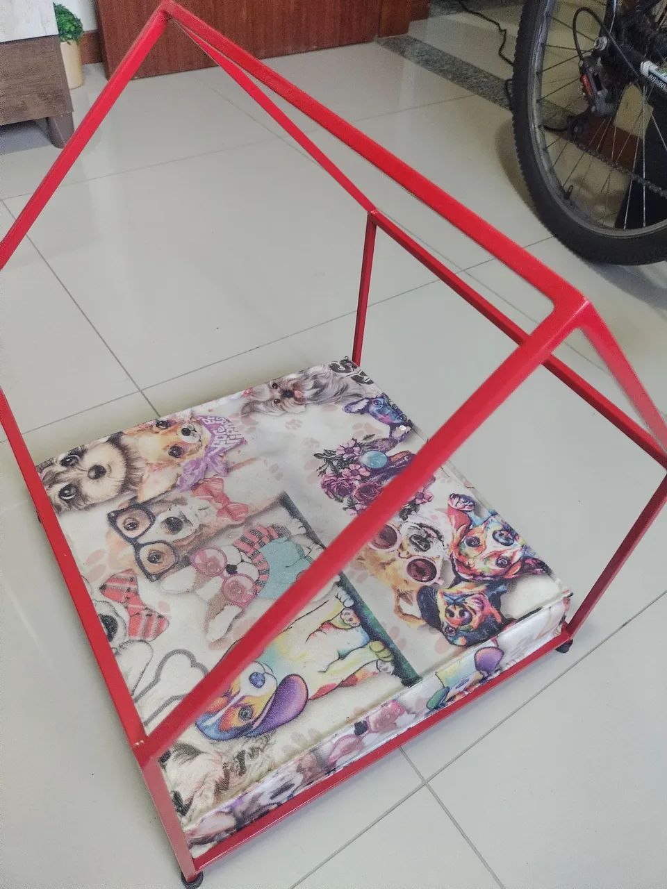 Cama para Cachorro em Formato de Casa - Foto 2