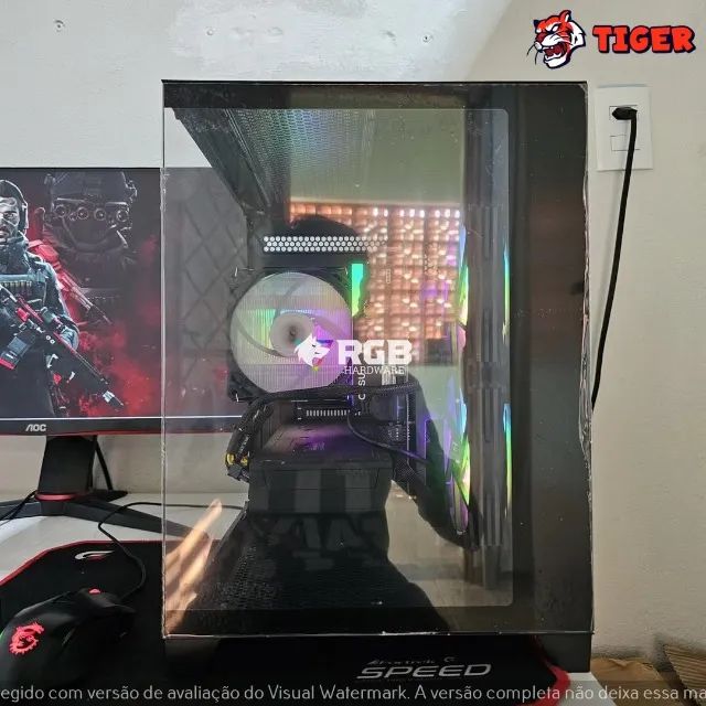 Pc Gamer completo - Ryzen 7 5700 + RX 6750 XT 12GB + RAM 32GB +