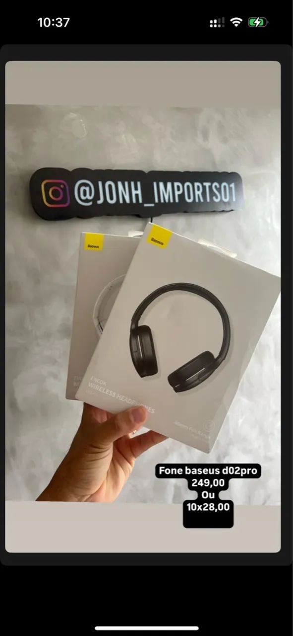 Fone baseus d02pro Bluetooth headset microfone 40mm 