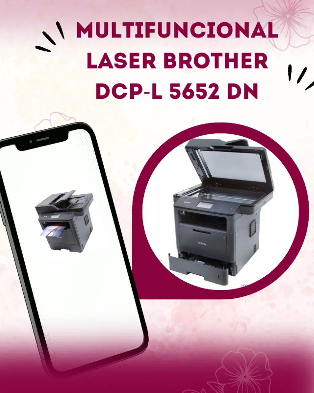 Brother dcp-5652 dn FUSÃO NOVA
