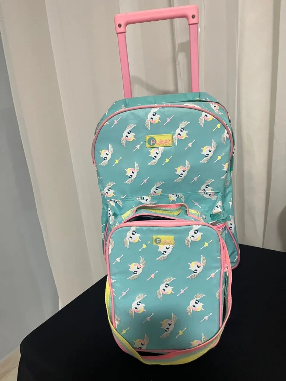 Kit mochila e lancheira infantil Puket - Foto 2
