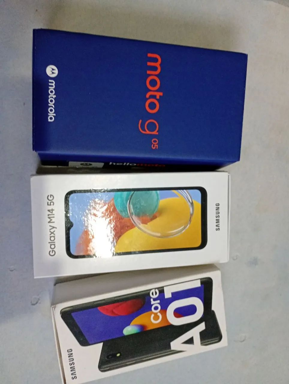 Vendo caixas vazias para celular