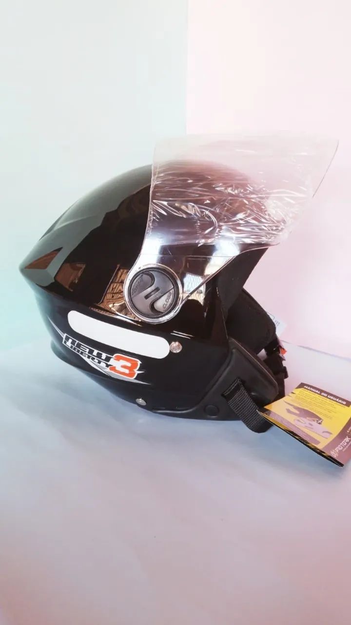 Capacete Pro Tork Aberto New Liberty 3 Preto - Foto 2