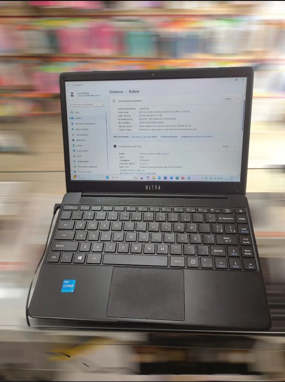 Notebook Ultra - Intel Core i5