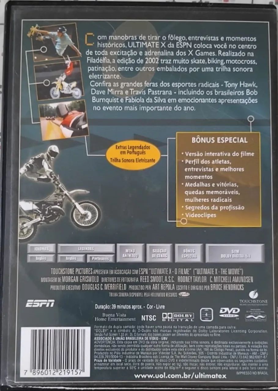 DVD Ultimate X O Filme Dvd Original  - Foto 2