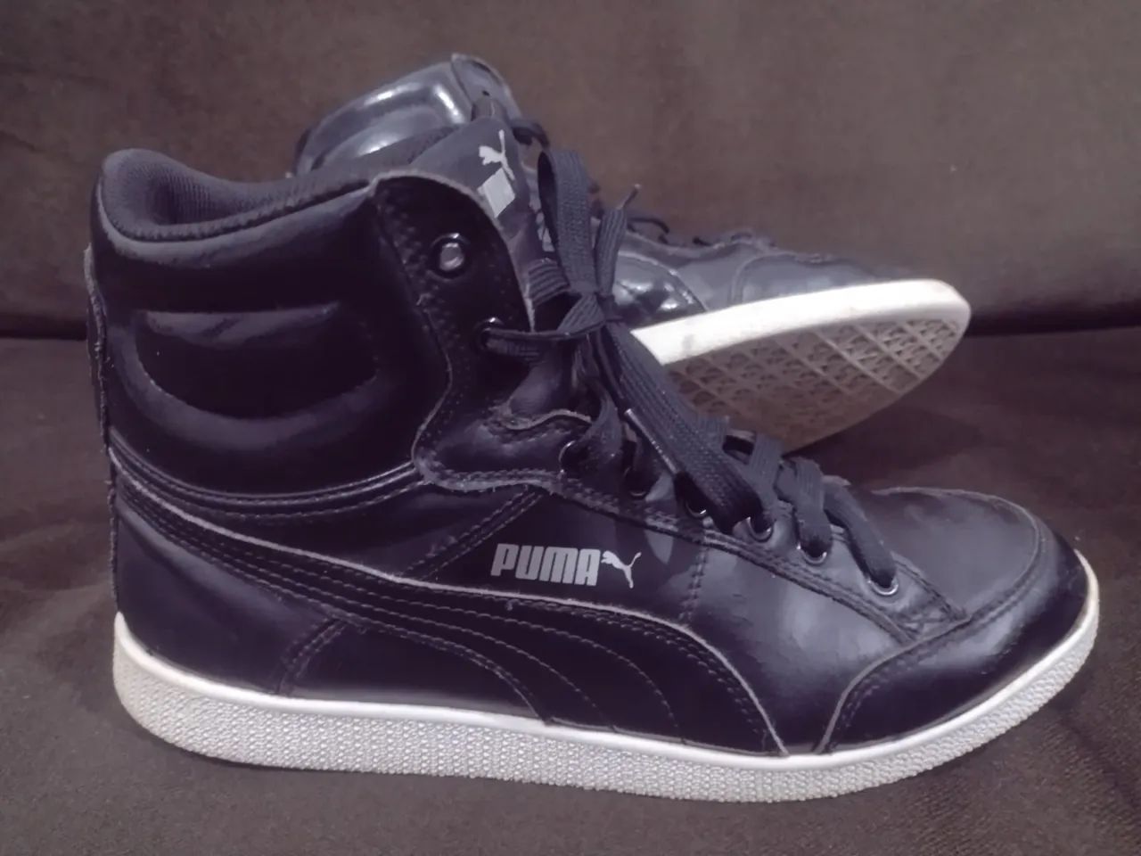 Cano Alto Tenis Puma Vikky Mid Feminino Puma Shoes TÃªnis Puma