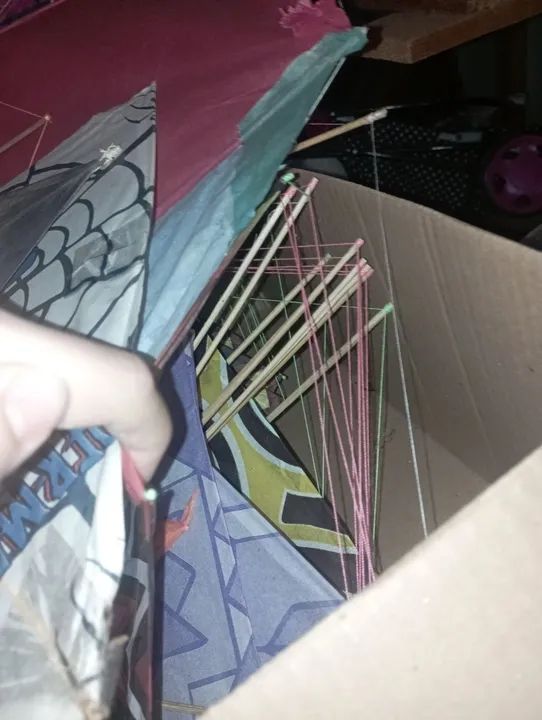 Kit de carretilha de pipa, 14 polegadas, catraca, com + 25 pipas - Foto 5