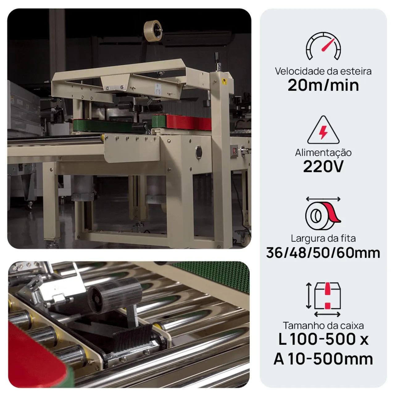 Fechadora de caixas de papelão - Foto 4