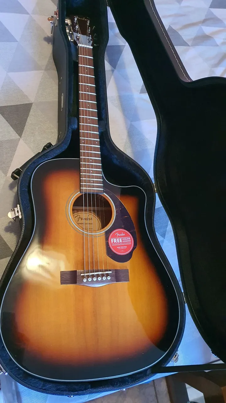 Violão Fender cd140sce Sunburst