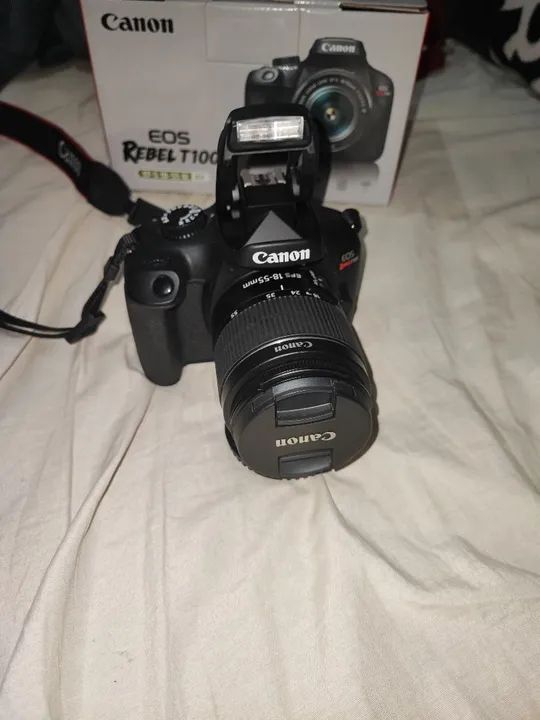 Canon EOS Rebel T100 Kit - Câmera Digital - Foto 3