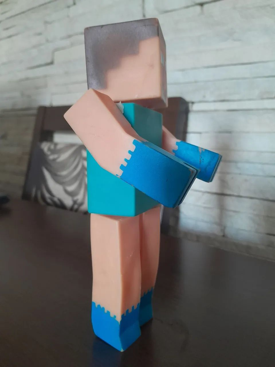 Boneco Minecraft Steve - Borracha  - Foto 2