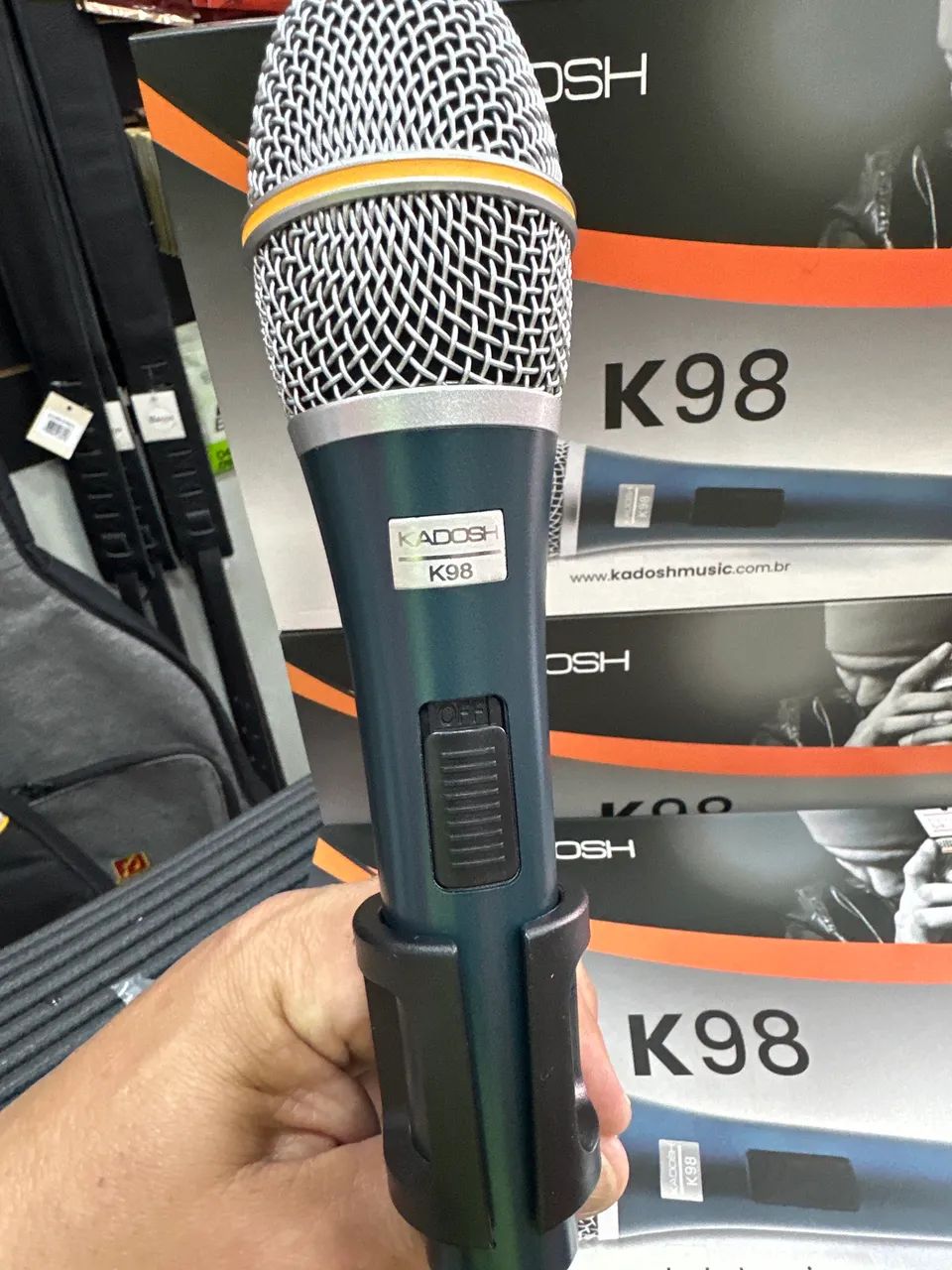 Microfone Kadosk K98 com fio  - Foto 4