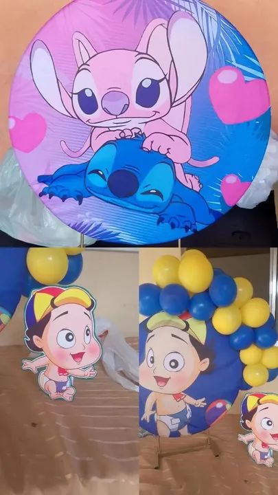 Mini decoração de aniversário e enchimento de balão  - Foto 5
