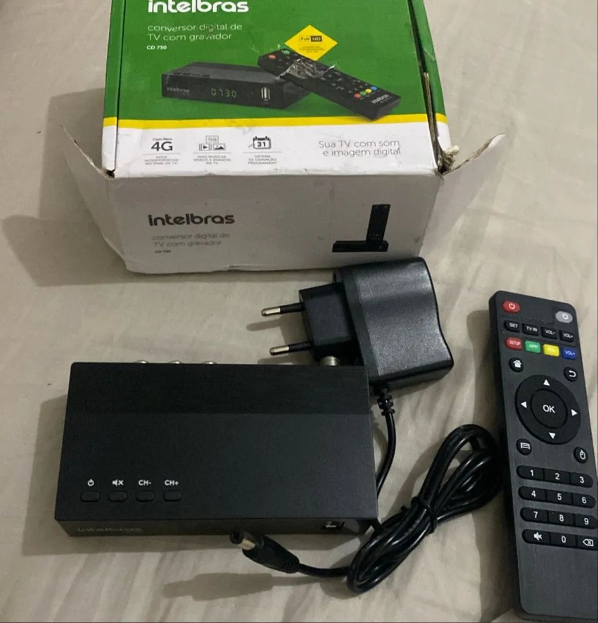 conversor digital de tv intelbras com gravador cd 730 - Foto 2