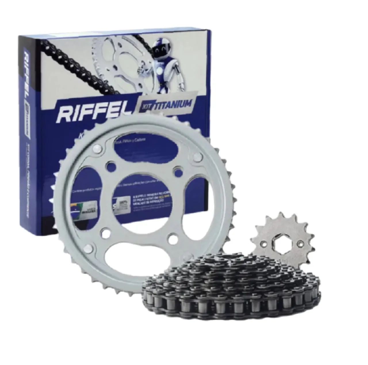 リィエル　ffr パーツ Kit Relação Tração Transmissão Tenere Lander 250 2009 a 2024