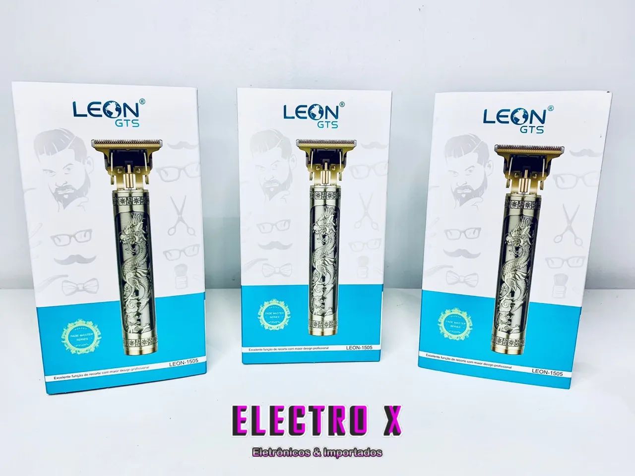 Máquina de cortar cabelo e barba recarregavel 