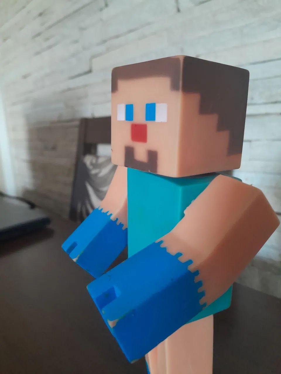 Boneco Minecraft Steve - Borracha  - Foto 4