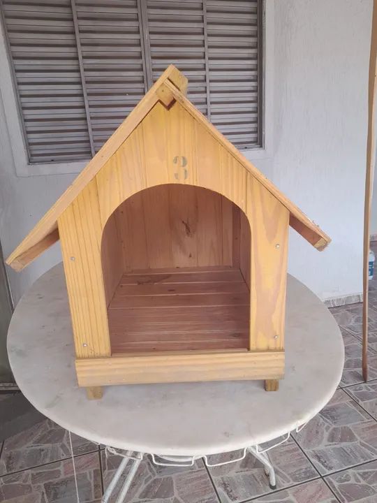 Casinha de cachorro em madeira - Foto 2