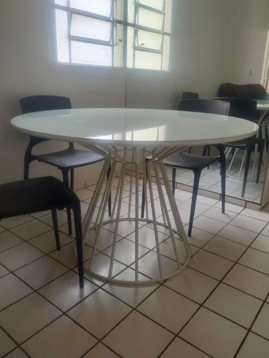 Mesa de vidro redonda  - Foto 5