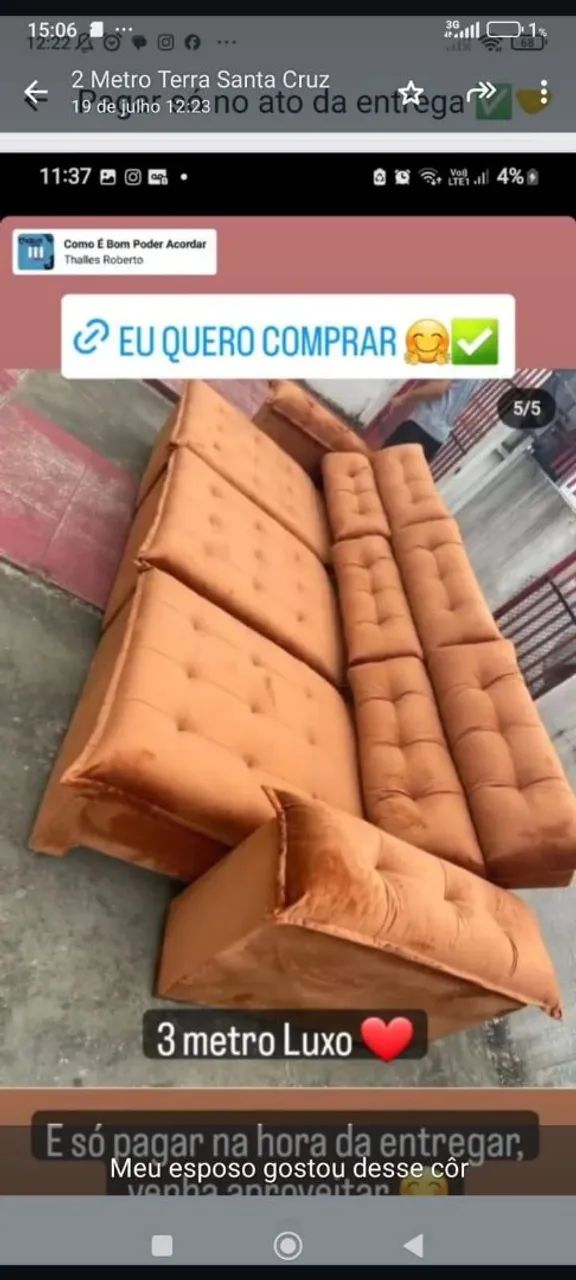 Sofás Comfort - Preços de FÁBRICA!! - Foto 3