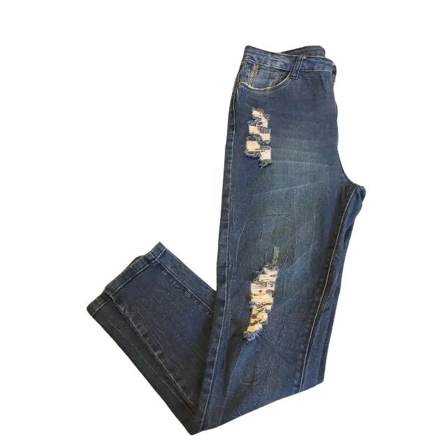 Calça Jeans Feminina Destroyed Marisa