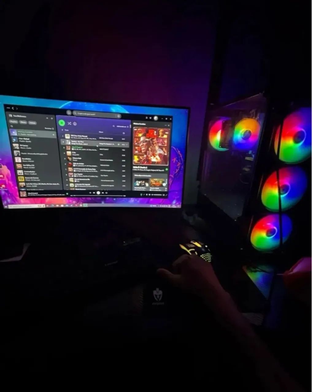 PC semi Gamer com vídeo integrado do processador Vega 7 troca somente por ps5 dou uma volt - Foto 4