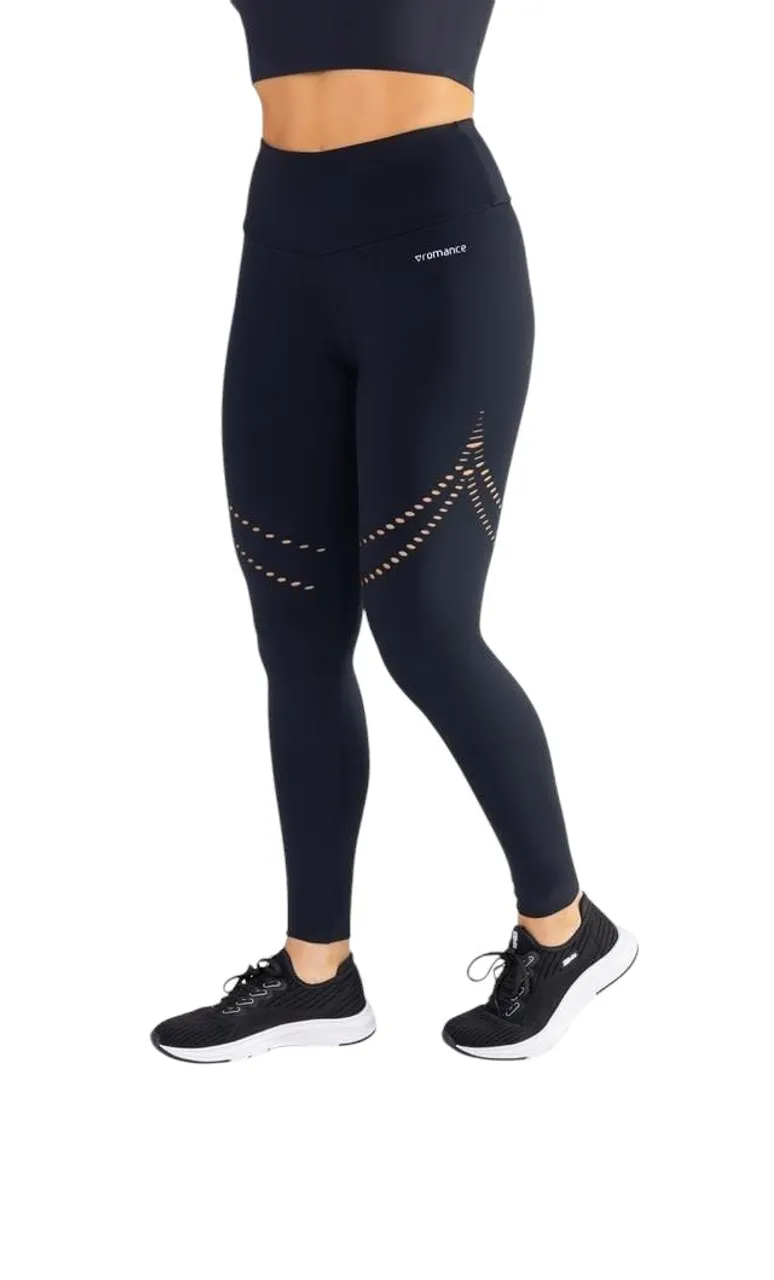 Calça Legging Feminina com Detalhes Promance