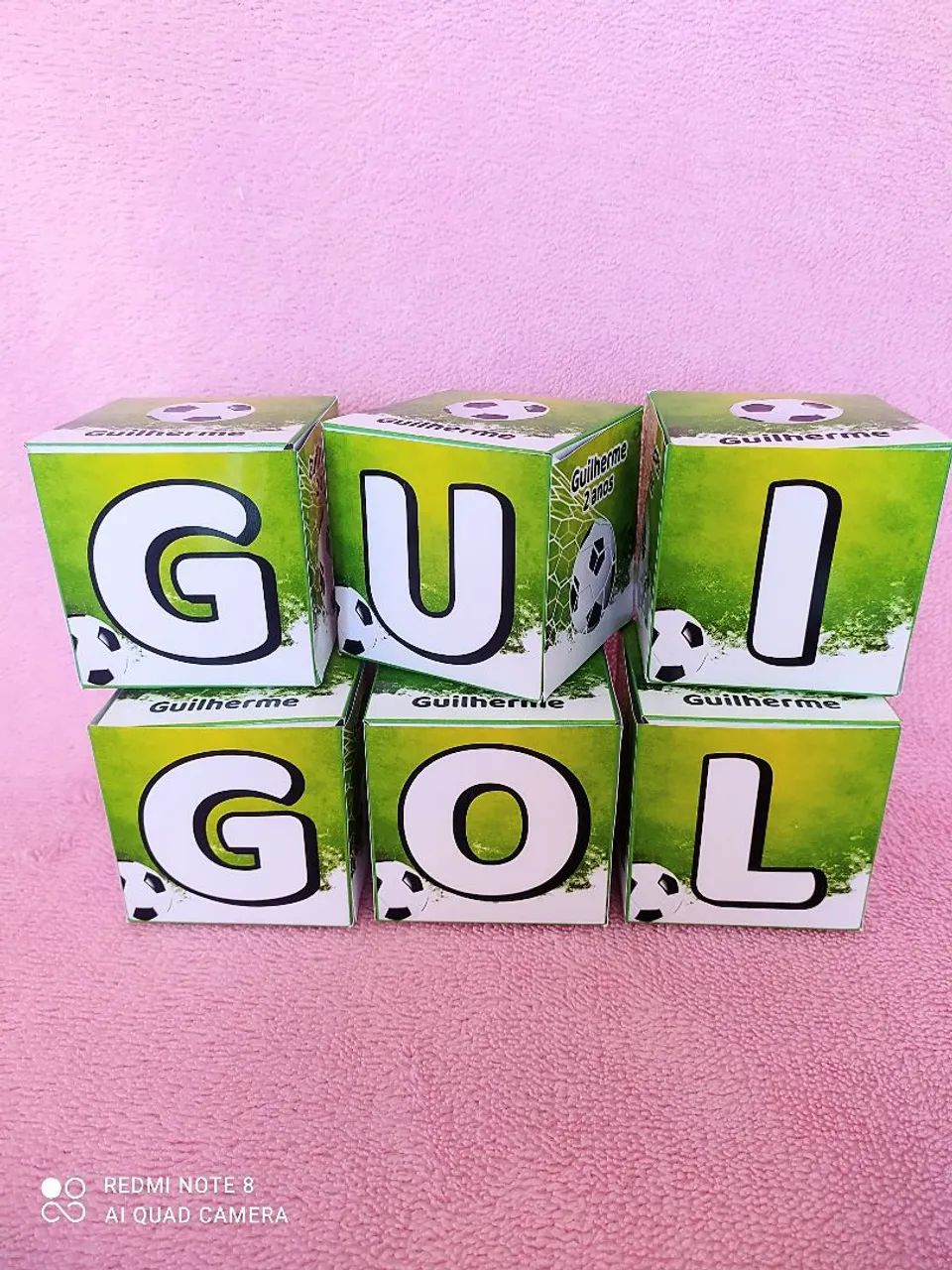 Caixa Decorada Futebol 