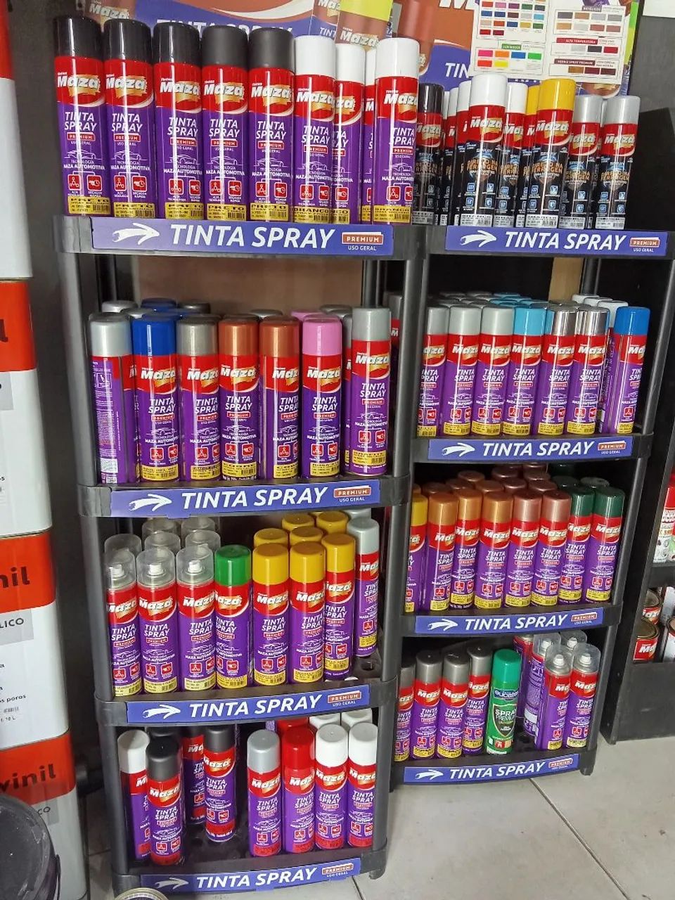 Tinta spray Maza para pintura automotiva