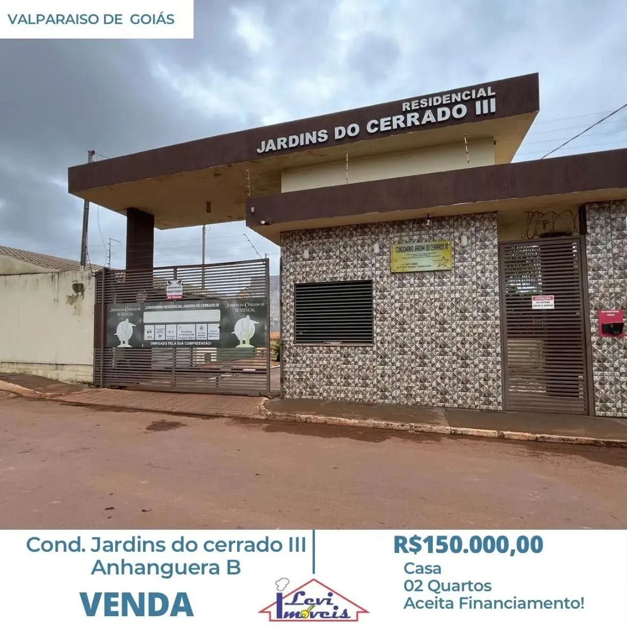 Vendo casa no Condomínio Residencial Jardins do Cerrado III