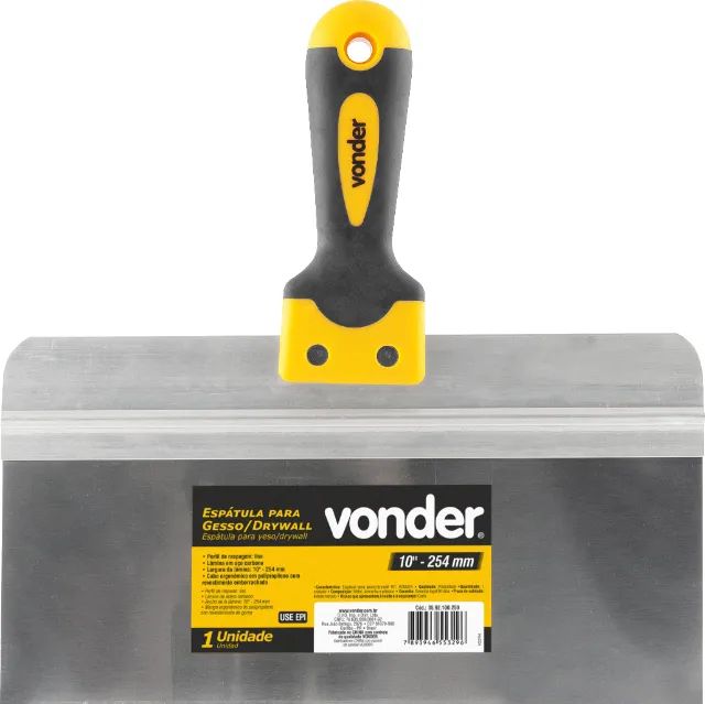 Espátula para gesso/drywall 10", VONDER  - Foto 2