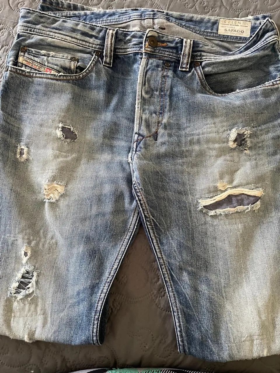 Calça Jeans Diesel Industry Azul - Foto 4